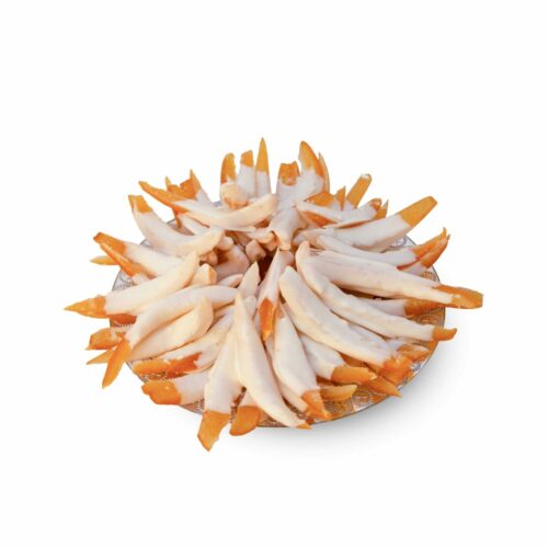 Orange peel glazed with white chocolate 500 g
