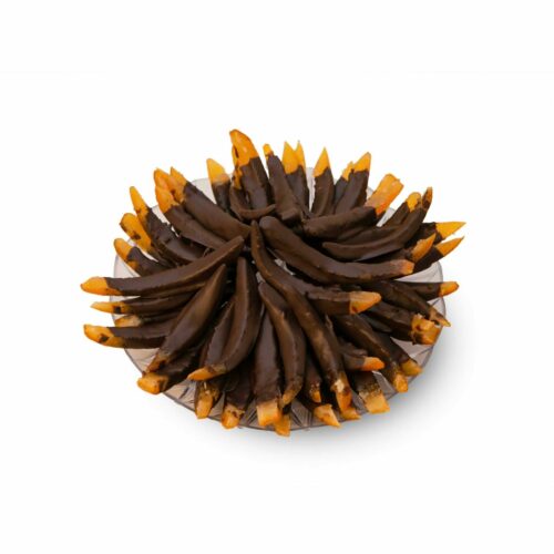 Orange peel glazed with dark chocolate 500 g